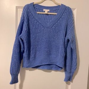 H&M Blue Thick Sweater